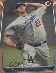 Clayton Kershaw [Orange] Baseball Cards 2014 Bowman Prices