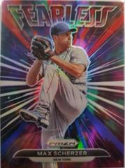 Max Scherzer [Silver Prizm] #FL-1 Baseball Cards 2022 Panini Prizm Fearless Prices