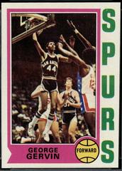 George Gervin #196 Basketball Cards 1974 Topps Prices