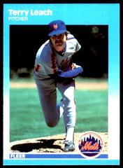 Terry Leach #U-62 Baseball Cards 1987 Fleer Update Prices