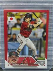 Corbin Carroll [Red] #190 Baseball Cards 2023 Topps Japan Edition Prices
