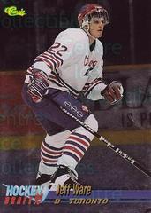 Jeff Ware [Silver] Hockey Cards 1995 Classic Prices