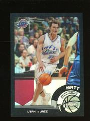 Matt Harpring [Black Refractor] #11 Basketball Cards 2002 Topps Chrome Prices