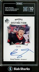 Brady Tkachuk #MD-BT Hockey Cards 2021 SP Authentic Marks of Distinction Autographs Prices