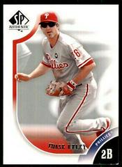 Chase Utley Baseball Cards 2009 SP Authentic Prices