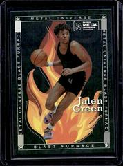 Jalen Green [Blast Furnace] Basketball Cards 2021 Skybox Metal Universe Champions Prices