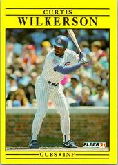 Curtis Wilkerson #438 Baseball Cards 1991 Fleer Prices