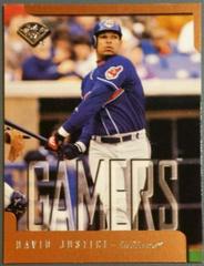David Justice #378 Baseball Cards 1997 Leaf Gamers Prices