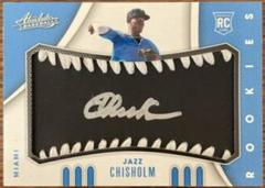 Jazz Chisholm [Material Signature Black White Seams] #165 Baseball Cards 2021 Panini Absolute Prices