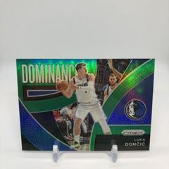 Luka Doncic [Green Prizm] Basketball Cards 2021 Panini Prizm Dominance Prices