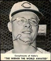 Jim Brosnan Baseball Cards 1961 Kahn's Wieners Prices