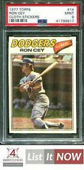 Ron Cey #14 Baseball Cards 1977 Topps Cloth Stickers Prices