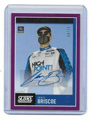 Chase Briscoe [Autograph Purple] #4 Racing Cards 2021 Panini Chronicles NASCAR Score Prices