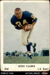 Leon Clarke #33 Football Cards 1959 Bell Brand Rams Prices