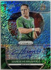 Javier Hernandez [Blue Shimmer] Soccer Cards 2018 Panini Prizm World Cup Signatures Prices