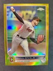 Aaron Civale [Gold] #USC160 Baseball Cards 2022 Topps Chrome Update Prices