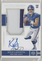 Kyle Lauletta [Holo Silver] Football Cards 2018 National Treasures Patch Autograph Prices