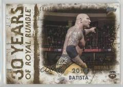 Batista [Gold] #RR-22 Wrestling Cards 2018 Topps WWE Undisputed 30 Years of Royal Rumble Prices