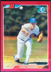 Greg Maddux [Red] Baseball Cards 2017 Bowman 1992 Chrome Prices