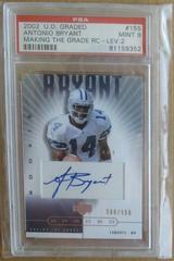 Antonio Bryant [Autograph] #155 Football Cards 2002 Upper Deck Graded Prices
