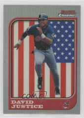 David Justice [Refractor] #90 Baseball Cards 1997 Bowman Chrome International Prices