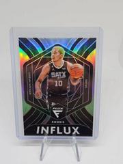 Jeremy Sochan [Silver] #1 Basketball Cards 2022 Panini Flux Rookie Influx Prices