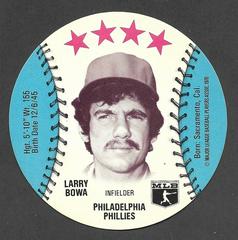 Larry Bowa Baseball Cards 1976 Towne Club Disc Prices