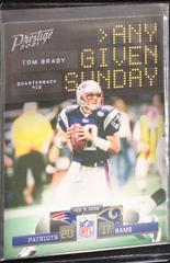 Tom Brady #2 Football Cards 2021 Panini Prestige Any Given Sunday Prices