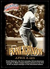 Frank Robinson #11 Baseball Cards 1997 Fleer Million Dollar Moments Prices