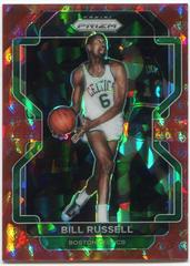 Bill Russell [Red Ice Prizm] #254 Basketball Cards 2021 Panini Prizm Prices