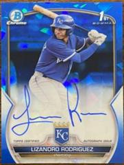 Lizandro Rodriguez #BSPA-LR Baseball Cards 2023 Bowman Chrome Sapphire Autographs Prices