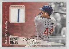 Anthony Rizzo #ARI Baseball Cards 2019 Topps Major League Material Prices