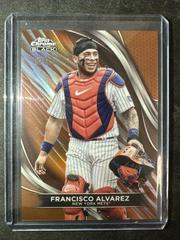 Francisco Alvarez [Orange Refractor] #2 Baseball Cards 2024 Topps Chrome Black Prices