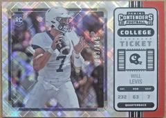Will Levis [Red] #2 Football Cards 2023 Panini Chronicles Draft Picks Contenders College Ticket Prices