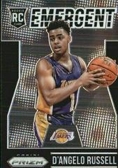D'Angelo Russell #18 Basketball Cards 2015 Panini Prizm Emergent Prices
