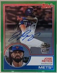 Jose Reyes [Green] #83FF-JR Baseball Cards 2023 Topps Archives 1983 Fan Favorites Autographs Prices
