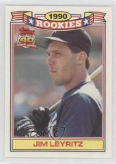 Jim Leyritz #16 Baseball Cards 1991 Topps Glossy Rookies Prices