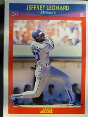 Jeffrey Leonard #91 Baseball Cards 1990 Score Superstars Prices