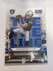Hunter Renfrow [Showcase] #TL-HR Football Cards 2022 Panini Score Toe the Line Prices