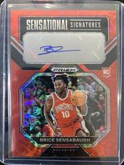 Brice Sensabaugh [Choice Red] #SS-BSS Basketball Cards 2023 Panini Prizm Draft Picks Sensational Signatures Prices