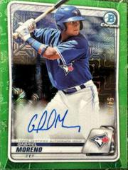 Gabriel Moreno [Green Refractor] Baseball Cards 2020 Bowman Chrome Mega Box Mojo Autographs Prices