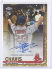 Michael Chavis [Gold Refractor] #MC Baseball Cards 2019 Topps Chrome Rookie Debut Autograph Prices