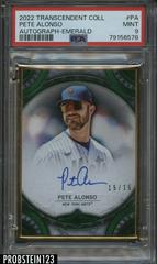 Pete Alonso [Emerald] #TCA-PA Baseball Cards 2022 Topps Transcendent Collection Autographs Prices