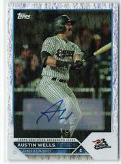 Austin Wells [Autograph Sparkle] Baseball Cards 2023 Topps Pro Debut Prices