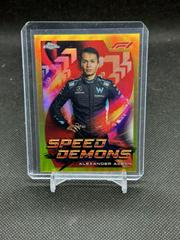 Alexander Albon [Gold] #SD-AA Racing Cards 2022 Topps Chrome Formula 1 Speed Demons Prices