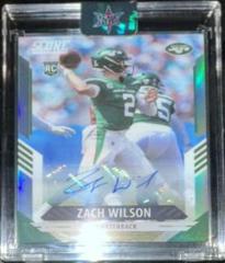 Zach Wilson [Signature] Football Cards 2021 Panini Chronicles Score Update Rookies Prices