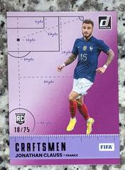 Jonathan Clauss [Purple] #13 Soccer Cards 2022 Panini Donruss Craftsmen Prices