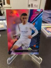 Phil Foden [Red] Soccer Cards 2021 Topps Finest UEFA Champions League Prices