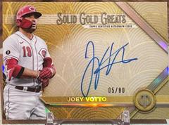 Joey Votto #GGA-JV Baseball Cards 2022 Topps Tribute Solid Gold Greats Autographs Prices