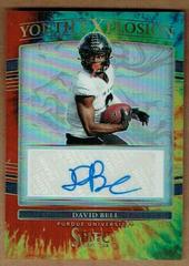 David Bell [Tie Dye] #YE-DBE Football Cards 2022 Panini Select Draft Picks Youth Explosion Signatures Prices